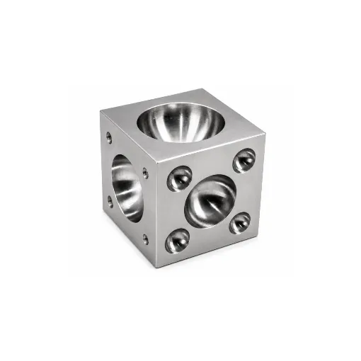 Embutidora de base cuadrada en acero de 63 x 63 mm