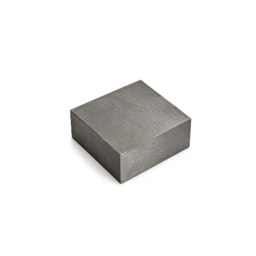 Tas plano de acero de 72 x 72 x 30 mm
