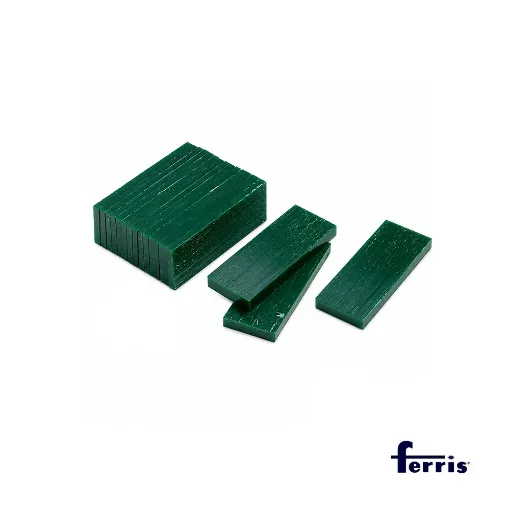 Lámina de cera verde Ferris de 1 Lb y grosor de 5 mm