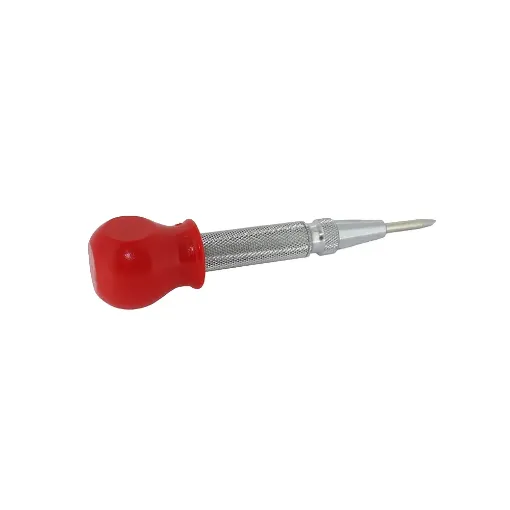 Punzón metálico de 128 mm para abrir fondos de reloj con función de martilleo automático