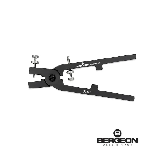 Alicate Bergeon de aluminio para colocar pulsadores y correctores - 6161