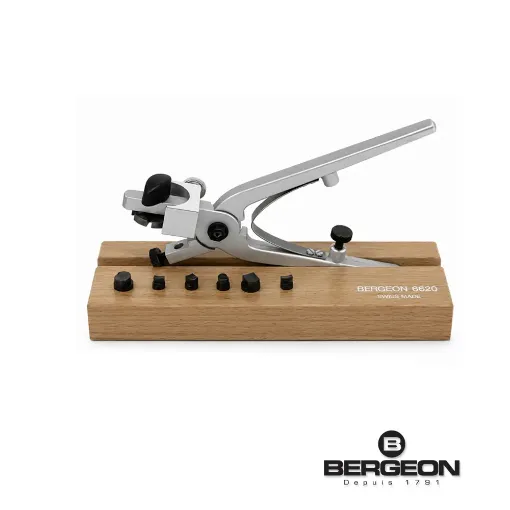 Alicate Bergeon de latón cromado para cortar correas de piel - 6620