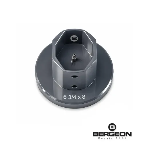 Portamáquina Bergeon para colocar agujas 6 3/4 x 8 - 7100-063/4X8