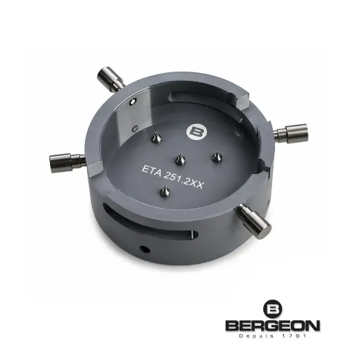 Portamáquina Bergeon para colocar agujas ETA 251.2xx