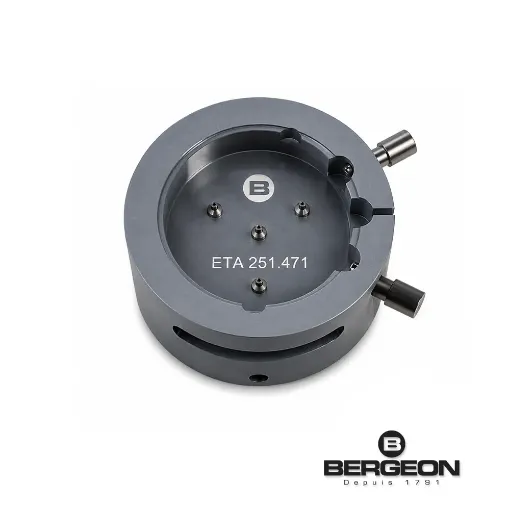 Portamáquina Bergeon para colocar agujas ETA 251.471