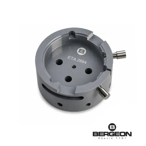 Portamáquina Bergeon para colocar agujas ETA 2894-2