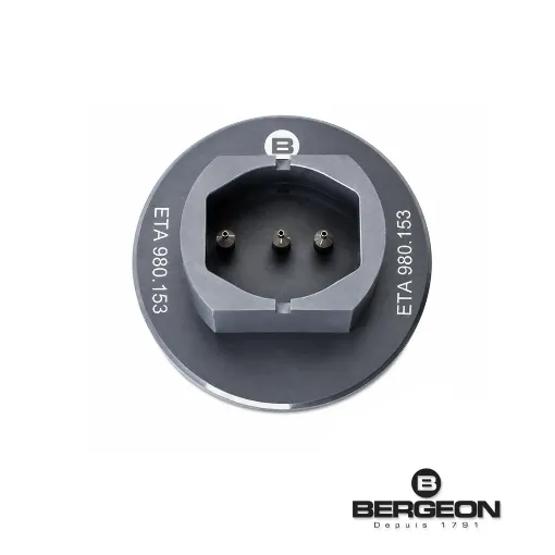 Portamáquina Bergeon para colocar agujas ETA 901