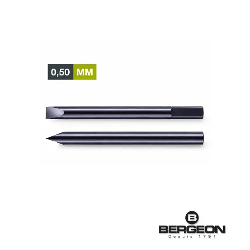 Mecha Bergeon plana para destornillador de precisión de 0.50 mm - 30080-A-10 DI 0.50