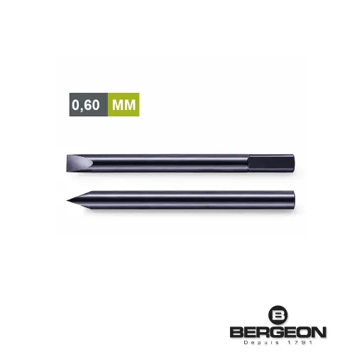 Mecha Bergeon plana para destornillador de precisión de 0.60 mm - 30080-A-10 DI 0.60