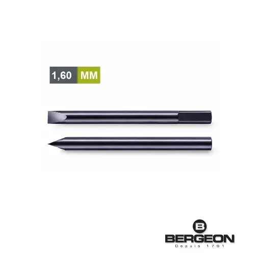 Mecha Bergeon plana para destornillador de precisión de 1.60 mm - 30080-A-10 DI 1.60
