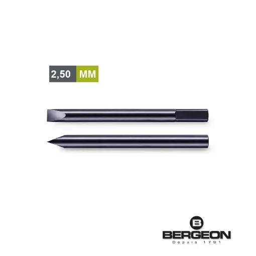 Mecha Bergeon plana para destornillador de precisión de 2.50 mm - 30080-A-10 DI 2.50