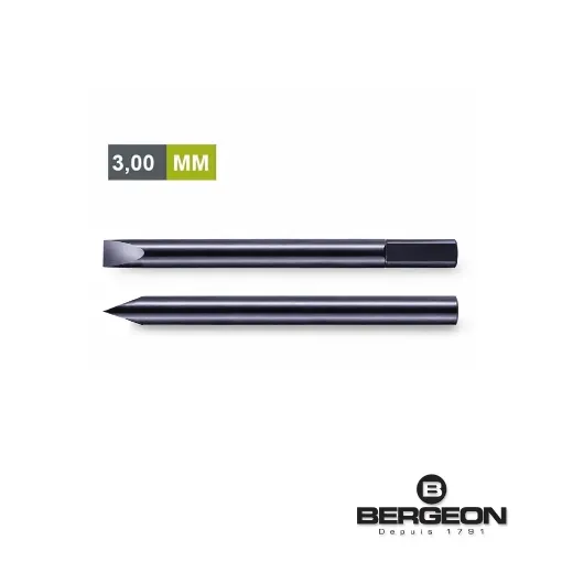 Mecha Bergeon plana para destornillador de precisión de 3.00 mm - 30080-A-10 DI 3.00
