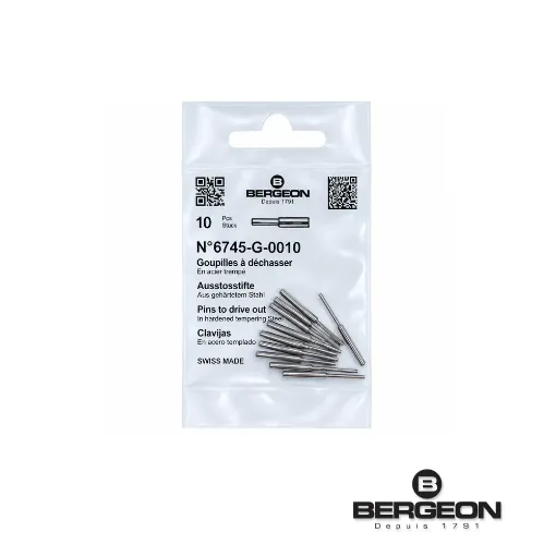 Perno Bergeon de repuesto de 0.80 mm de Ø