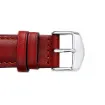 Correa de piel roja modelo Cuenca 22 mm