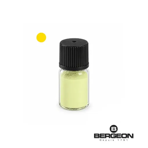 Polvo luminoso amarillo no radioactivo Bergeon