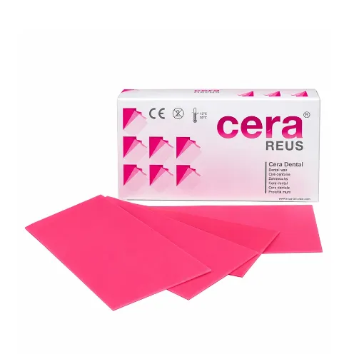 Caja de cera rosa Reus 20 láminas de 1.5 mm 450 g